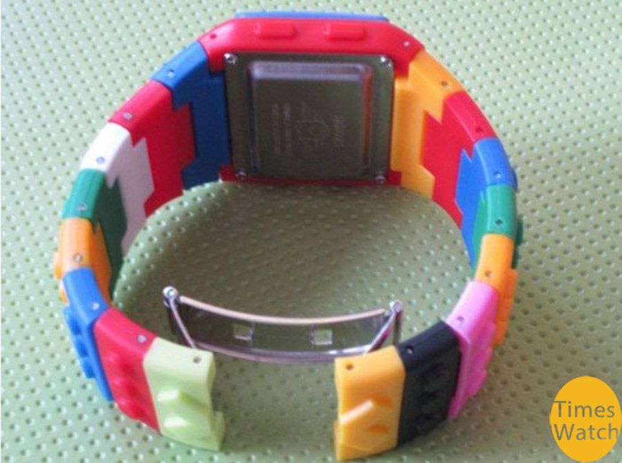 Acquistare New Fashion Lego Shhors Orologio Digitale In Gelatina, Orologi  Da Polso In Silicone, Arcobaleno Classico Doro, Orologio Blocks Multicolor  Block Bricks Design Ho Economico | Consegna Veloce E Qualità | It.Dhgate