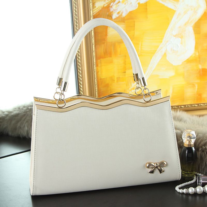 Ladies Dating Satchel Rectangle Style Leather Single Shoulder Tote Bag