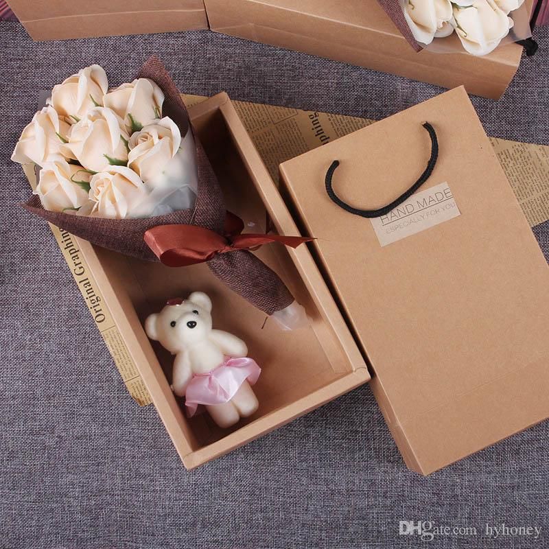 hardcover 7 flower soap box diy creative valentine s day gift