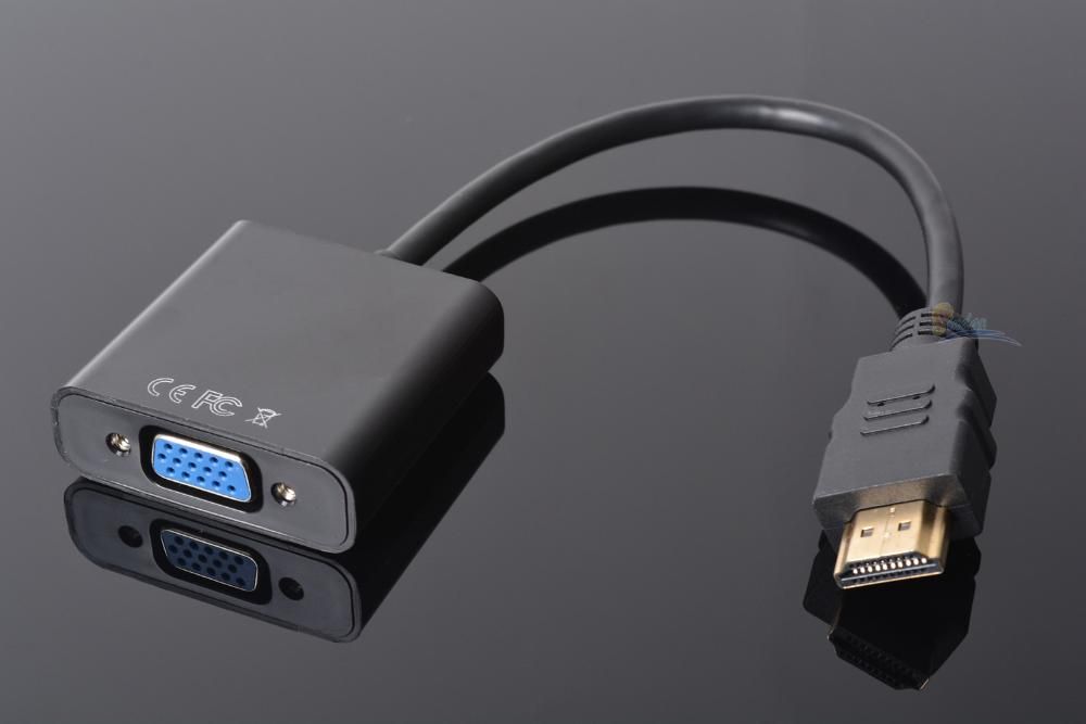 2020 New High Quality HDMI Male To VGA Female Adapter HDMI To VGA Cable