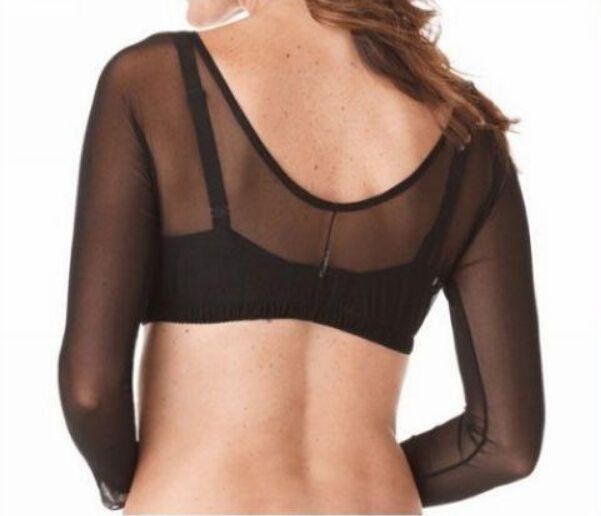 Amazing Arms Sheer Arm Coverage Sleeveless Undergarment Flab To Fab