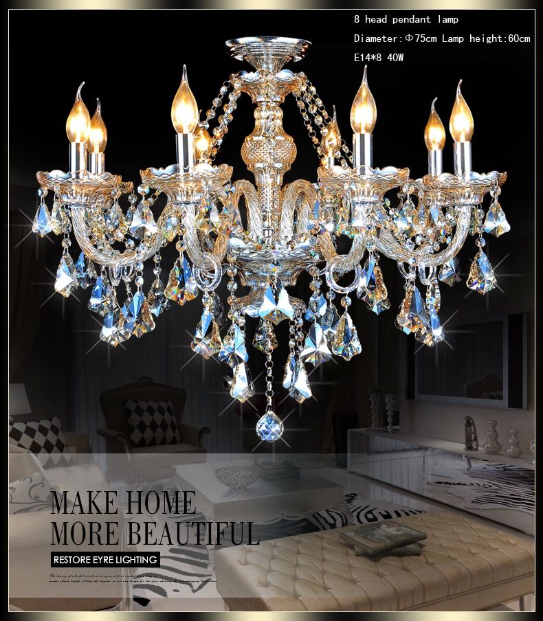 Modern Large Crystal Chandelier For Foyer Big Modern Large Crystal Chandelier For Foyer Big Church Hall Led With Pendants Lamp Shades