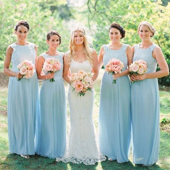 cheap baby blue bridesmaid dresses,OFF