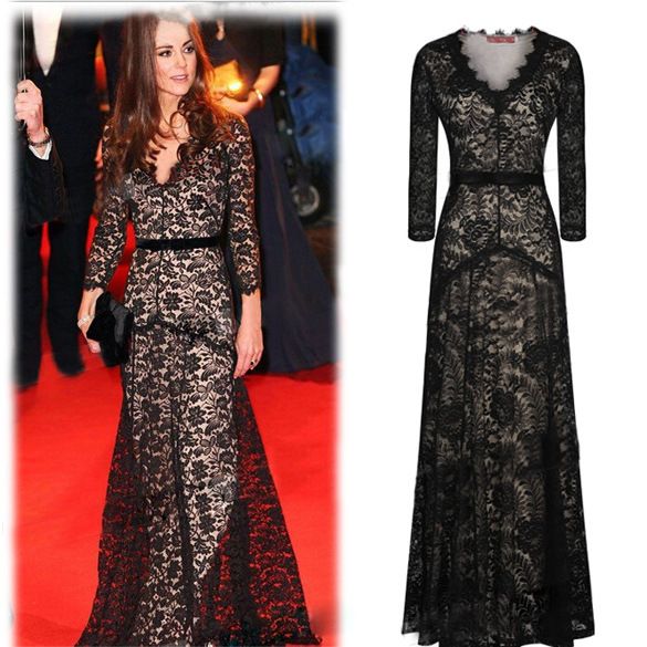 Long Lace Dresses
