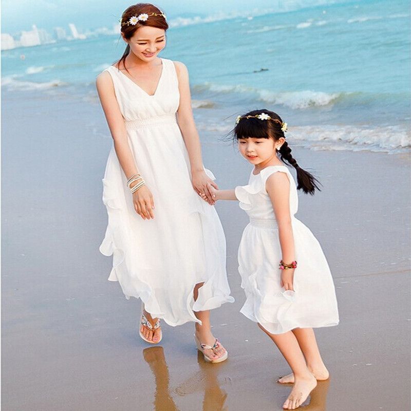 mother and daughter beach dresses