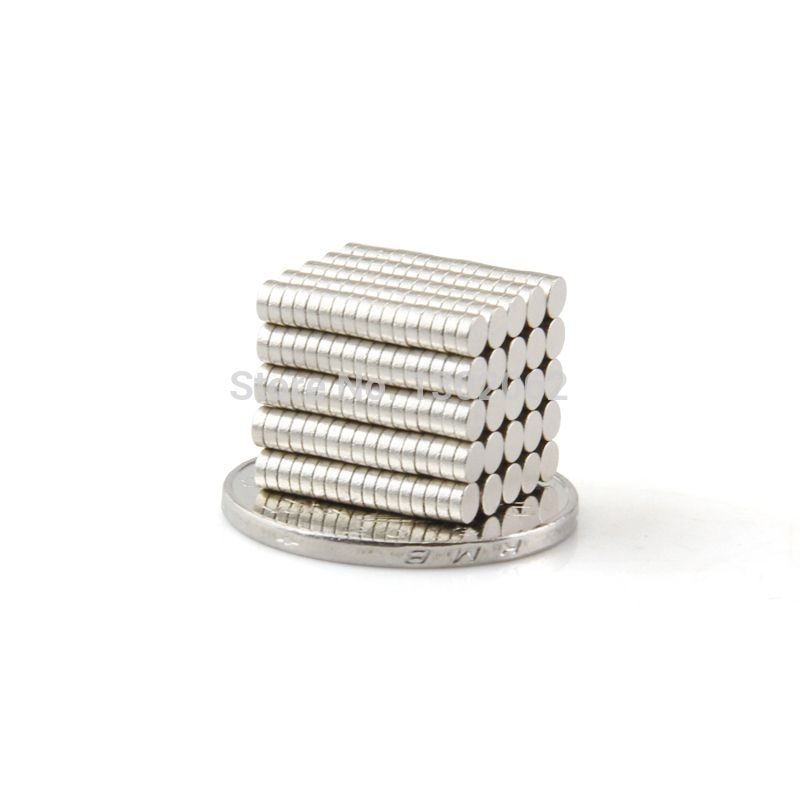 2020 Bulk Neodymium 3mm Dia. X 1mm Disc N50 Super Strong Rare