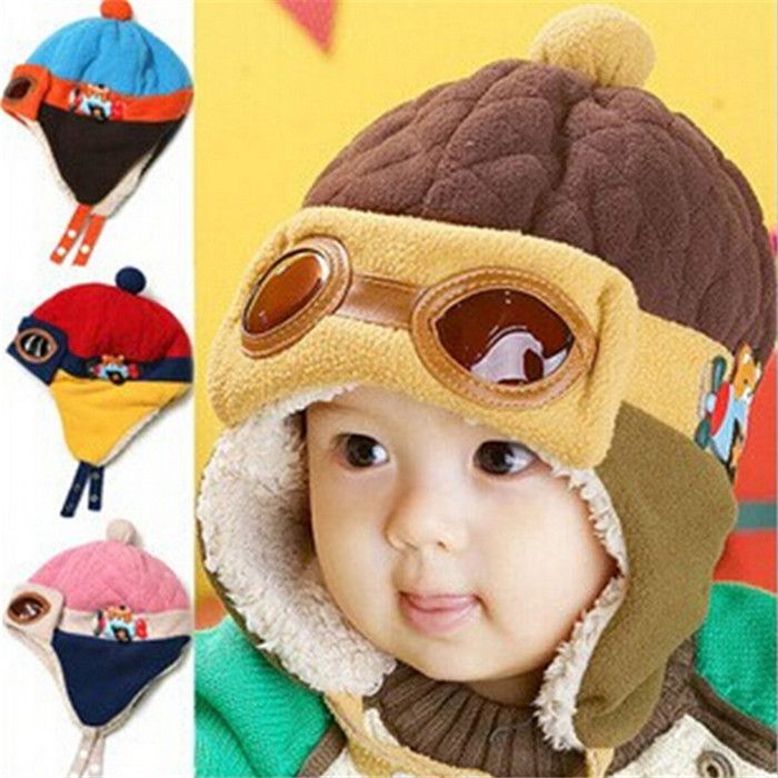 newborn pilot hat