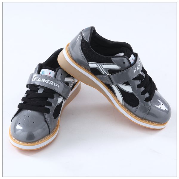WholesaleKangrui Leather Weightlifting Shoe Stable Superfibre Leather