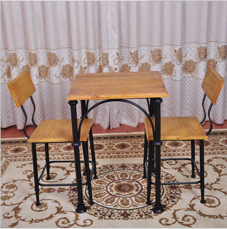 American Pastoral Wrought Iron Tables And Chairs Cafe Bar Restaurant Dinette Combination Coffee Table Computer Tables