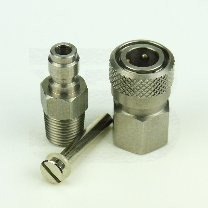 2022 New Paintball Airsoft Air Gun PCP HPA/N2 Stainless Steel 8MM Quick