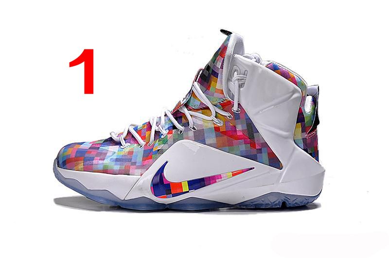 lebron 12 multicolor