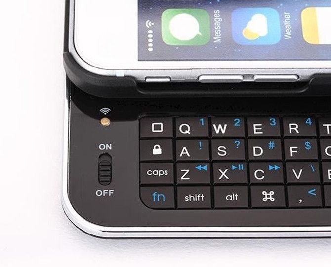 IPhone 6 4.7inch Wireless Bluetooth Keyboard Thin Hard Plastic Slide