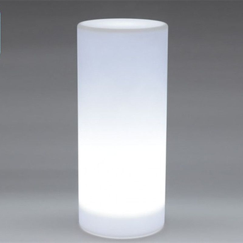 Free Waterproof Multi Color Height36 Cm Led Small Tower Pillar Floor Lamp Outdoor Round Column Lights Of Landscape Lighting