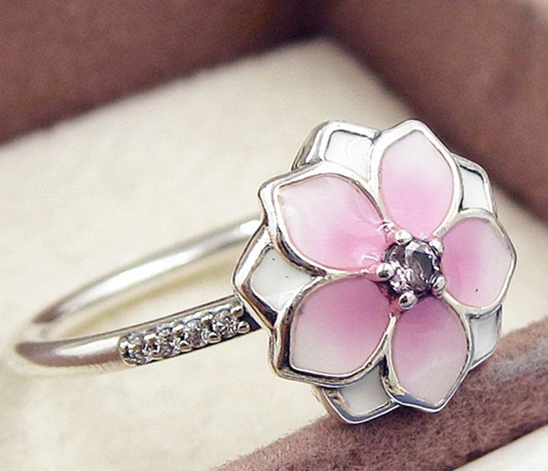 Bague pandora fleur de magnolia Clearance
