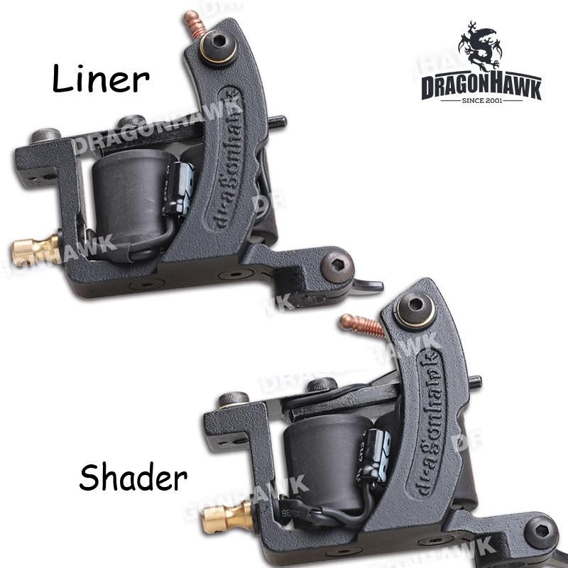 Tattoo Machine Gun Liner&Shader Steel Frame Copper Coils ...