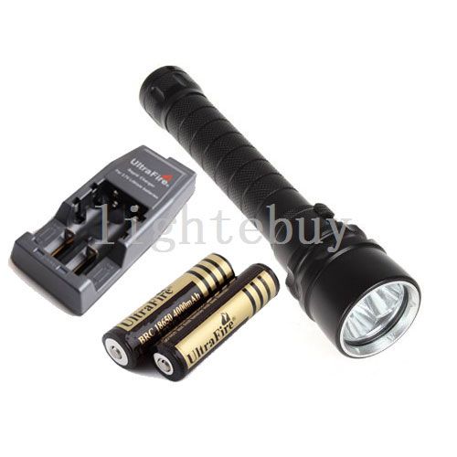 CREE USA XML-T6 TACTICAL TORCH FLASHLIGHT WATERPROOF 2x18650 SECURITY 4000lumen