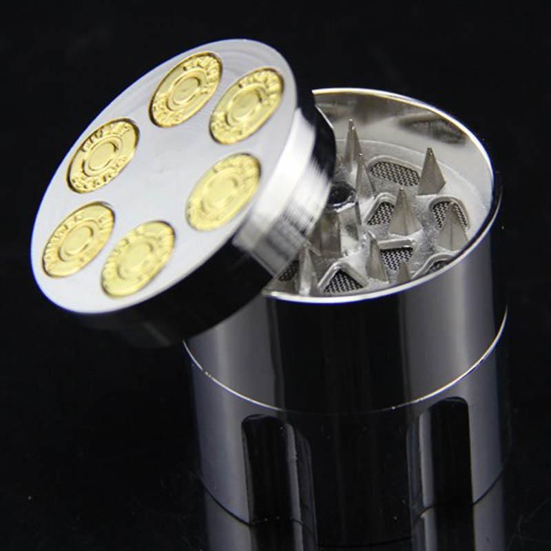 2019 New Bullet Shape Metal Herbal Cigar Tobacco Grinder Smoke Crusher