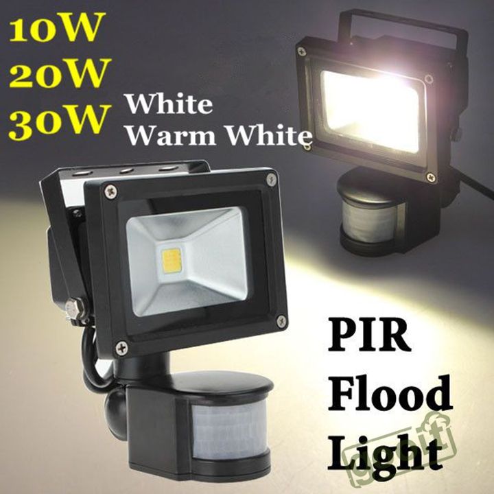 Led Floodlight 10w 20w 30w Ip65 Pir Motion Sensor Home Garden Garden Led Panels Best Outdoor Spotlight Green