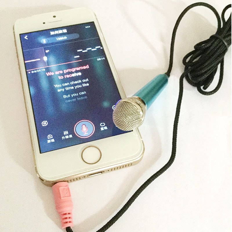 Mini Wired Microphone For PC Professional Small Smartphone Microphones Fashion Cheap Karaoke