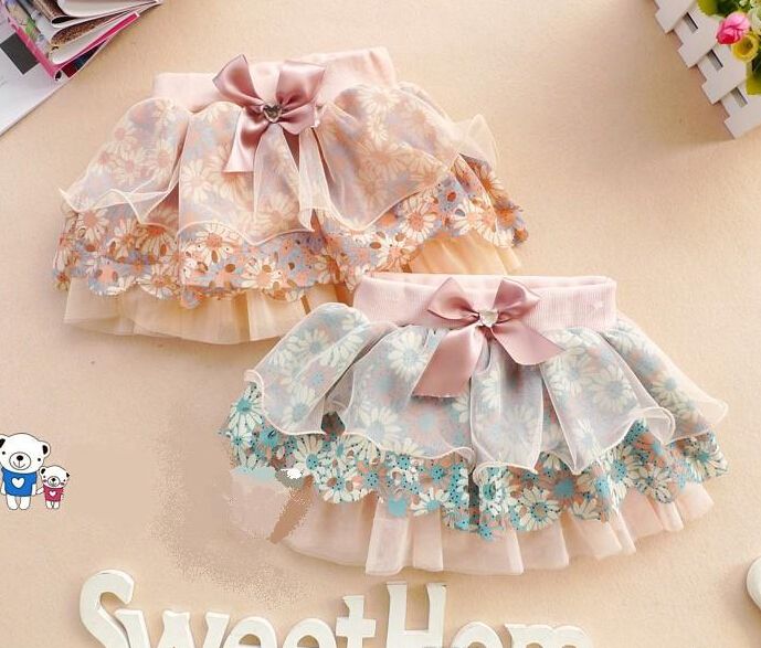 2021 Kids Floral Skirts Mini Skirt Baby Girls Skirts Tutus