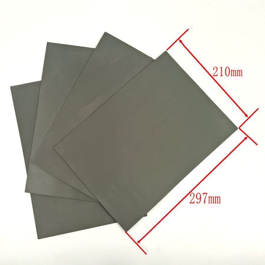 Laser Rubber Sheet 297 X210 X2.3mm A4 Size Darkgrey Colour For Laser