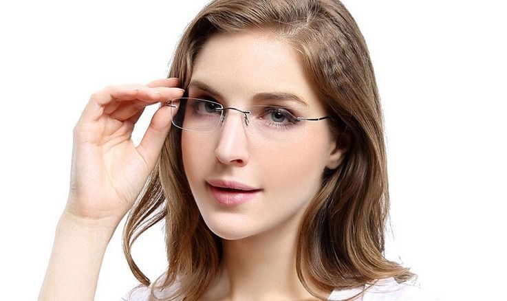 retail silhouette rimless optical frames