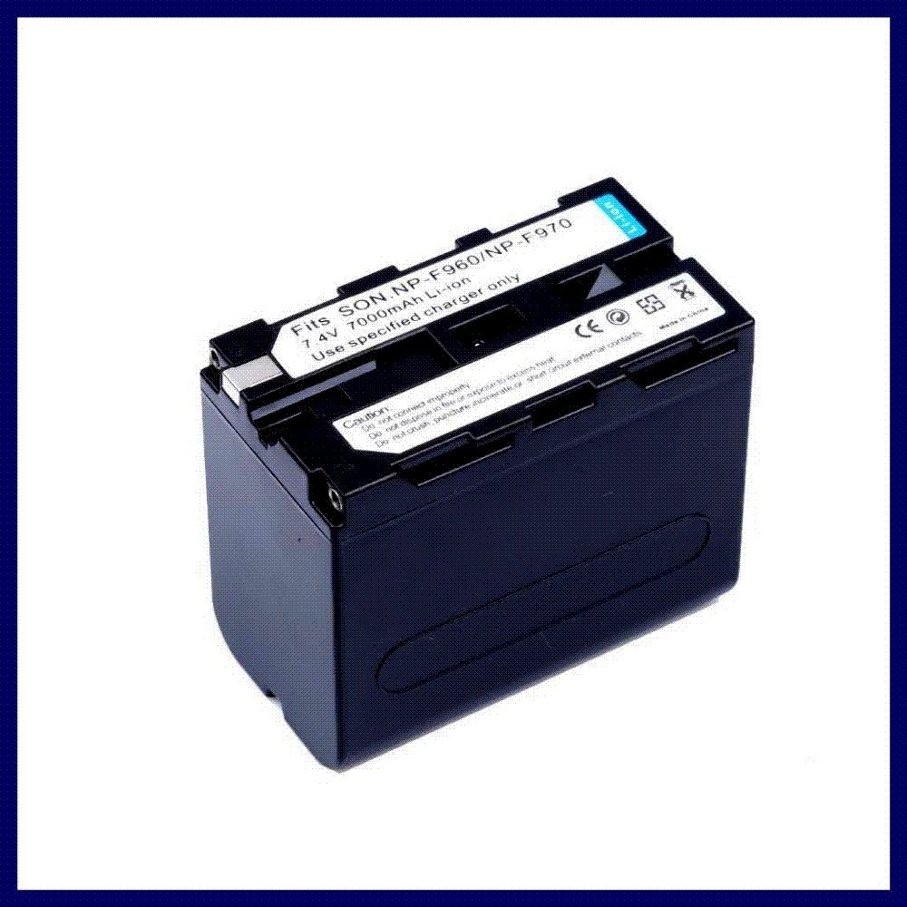 7000mah Np F960 Np F970 Np F960 Np F970 Camcorder Battery For Sony Np F550 Np F770 Np F750