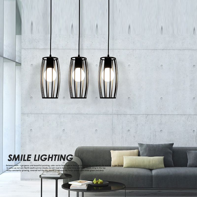 Cube Modern Led Pendant Lights For Home Black Bar Lamp Cube Modern Led Pendant Lights For Home Black Bar Lamp Hanging Dinning Room Rustic Loft Kitchen Light Glass
