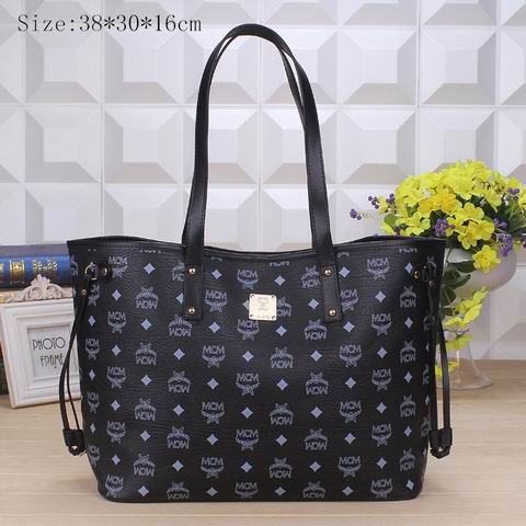 black mcm purse