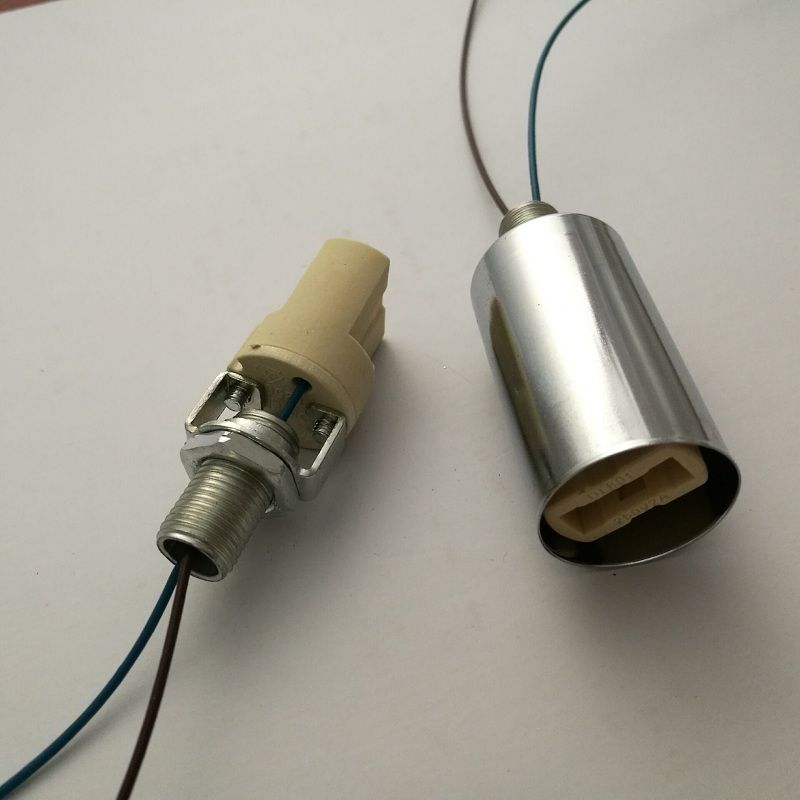 2021 G9 Socket Ceramic Base Halogen LED Lamp Bulb Light Holder Chrome