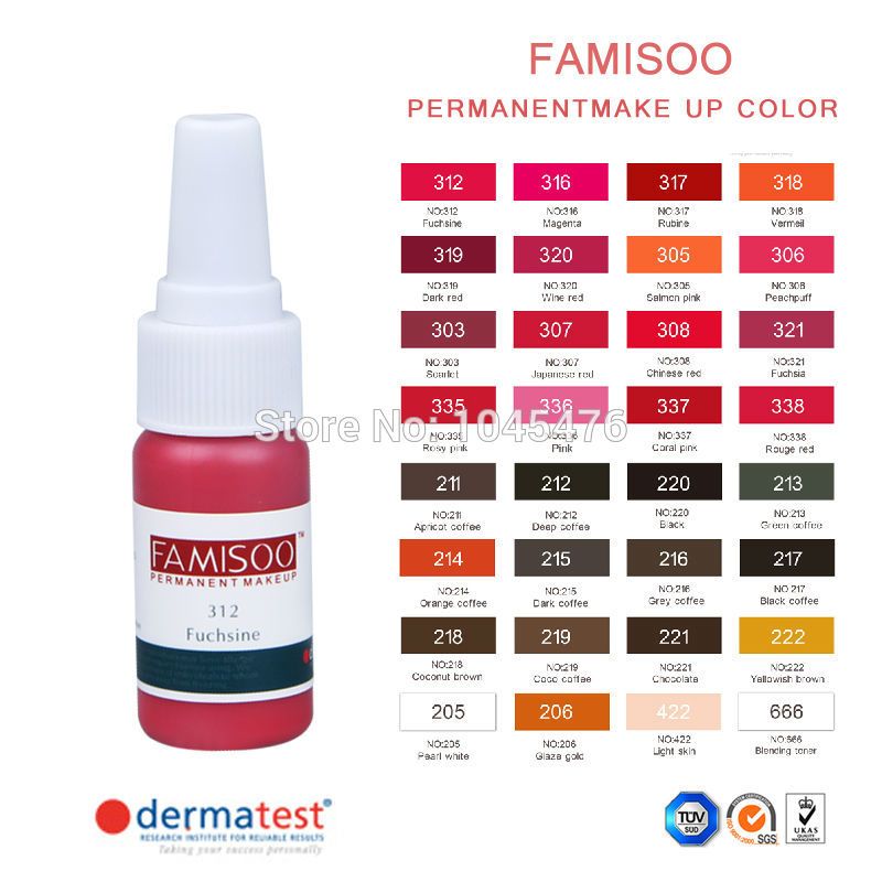 attoo body art tattoo inks 6 bottles famisoo permanent tattoo attoo body art tattoo inks 6 bottles famisoo permanent tattoo