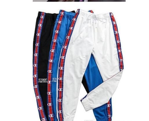 Den anden dag gambling Skibform Wholesale Best Quality Gender Tidel Base Mens VETEMENTS Trend CHAMPION  Europe And The United States Hip Hop Style PALACE Streamer Pants And Mens  Pants | DHgate.Com