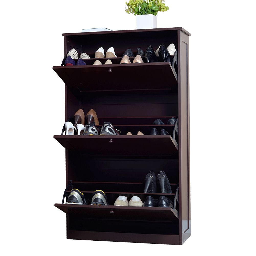 Uncategorized Shoe Cabinet Organizer 2018 wood shoe cabinet organizer rack shelf storage with 3 drawers for entryway furniture usa stock from fashionyourlife 172