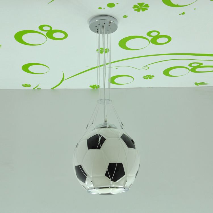 Soccer Ball Children Room Glass Light Pendnat Lamps Football Kid S Soccer Ball Children Room Glass Light Pendnat Lamps Football Kid S Pendant Hanging Bedroom Bar Chandelier Ceiling