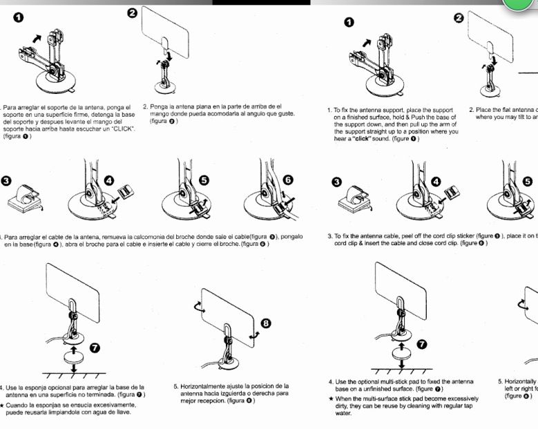 HD Clear Vision Digital & High DEF Signal TV Antenna Receiver Digital ...