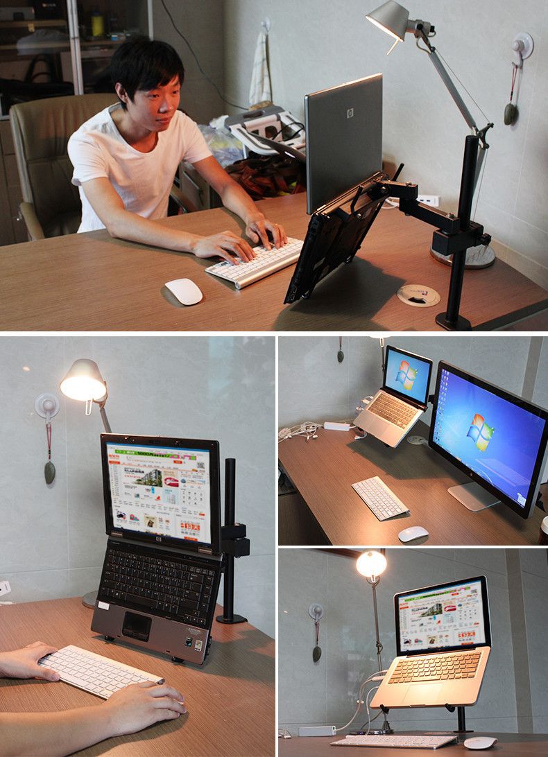 2017 Rushed New Mesa Notebook Universal Retractable Desktop Stand 2017 Rushed New Mesa Notebook Universal Retractable Desktop Stand Lazy Bedside Nottable Laptop Tray Bed Table For
