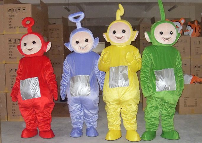 hot fashion mascot teletubbies mascot costumes halloween costume christmas party midevil costumes barney mascot costume from wall street 15578 dhgate