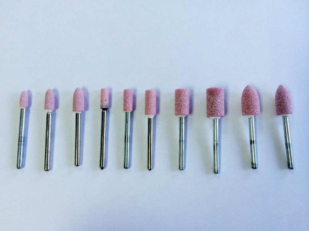 3mm Assorted Ceramic Mounted Point Grinding Head Wheel for Dremel ...