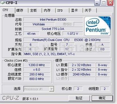 Pentium dual core e5700 specs