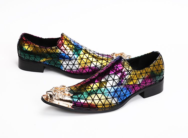 Mens Slip On Sequined Loafers Mens 