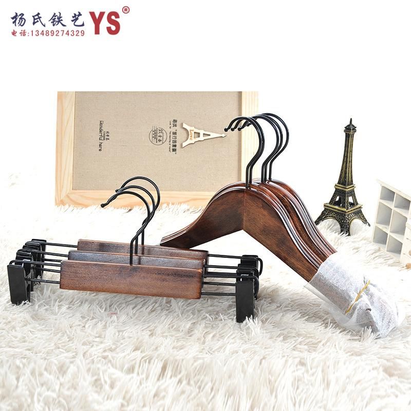 2018 Slip Drying Pants Folder Upscale Vintage Wood Wooden 2018 Slip Drying Pants Folder Upscale Vintage Wood Wooden Clothes Rack Clothing Hanging Hanger Closet Supp From Xwt5242