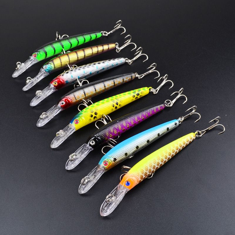 2020 Top Walleye Crankbaits Lake Fishing Lures 10cm 7g 0.24OZ Minnow