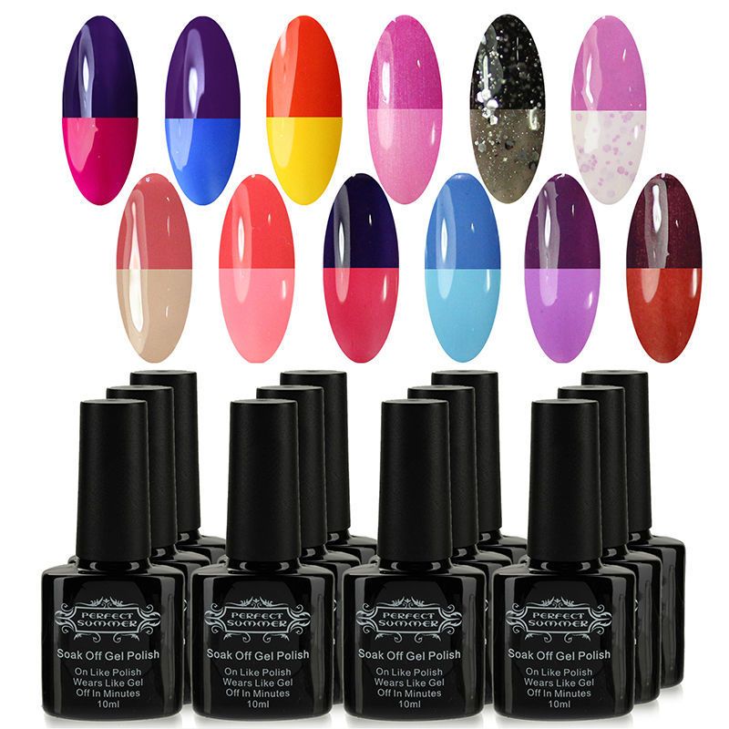 Wholesale-Wholesale 35 bottle Temperature/Mood color changing Gel Polish UV Gel Soak-off Long-lasting High Quality Magic Nail gel Lacquer Wholesale-Wholesale 35 bottle Temperature/Mood color changing Gel Polish UV Gel Soak-off Long-lasting High Quality Magic Nail gel Lacquer