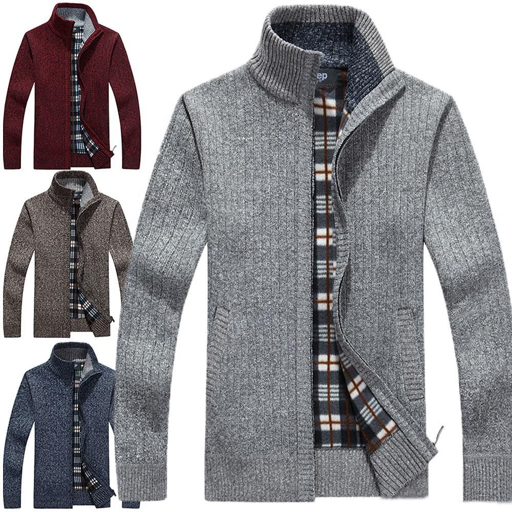 Buy Dropship Products Of New Cardigan Mens Cardigans Knitwear Zipper ...