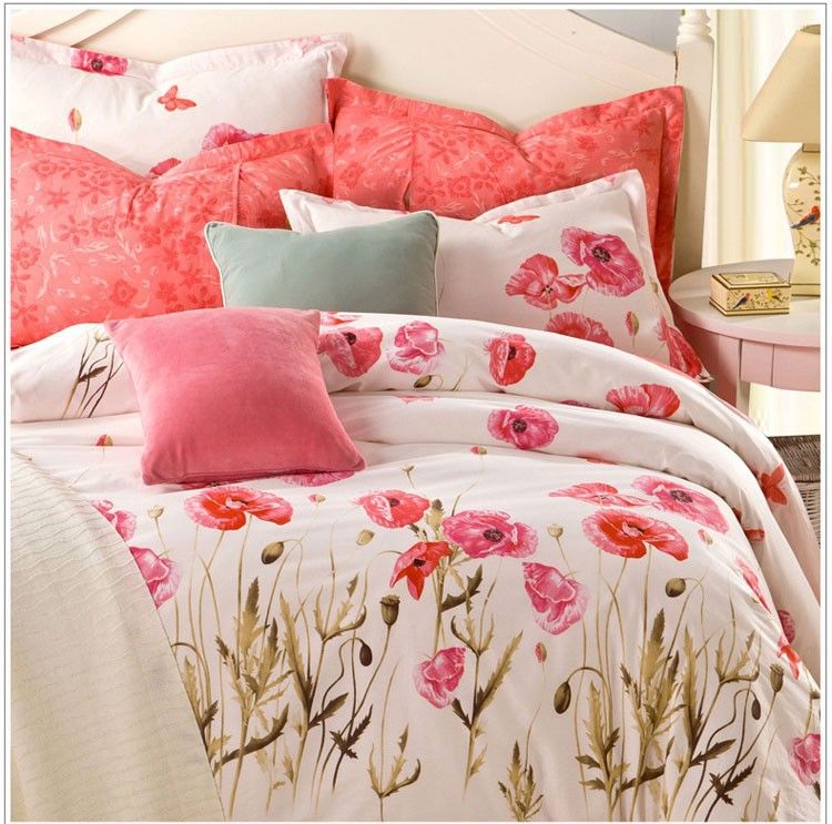 2018 100 Cotton Bedding Set Chic Fl Bed Linen Duvet 2018 100 Cotton Bedding Set Chic Fl Bed Linen Duvet Cover Sheet Pillowcase Full Queen Size On S From Xinyun8163