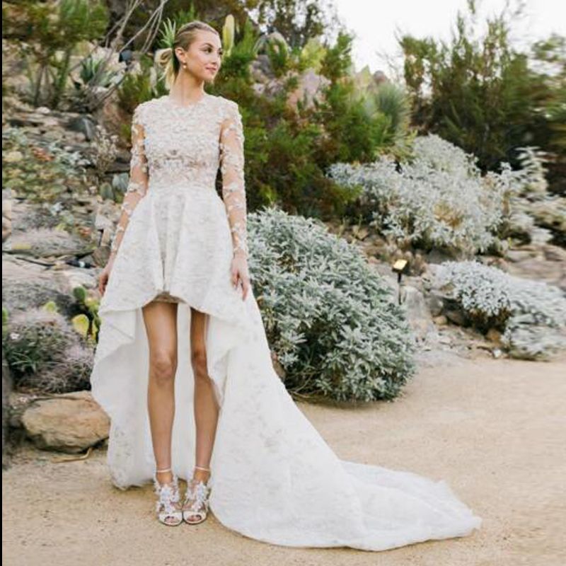 Country High Low Wedding Dresses Fashion Dresses