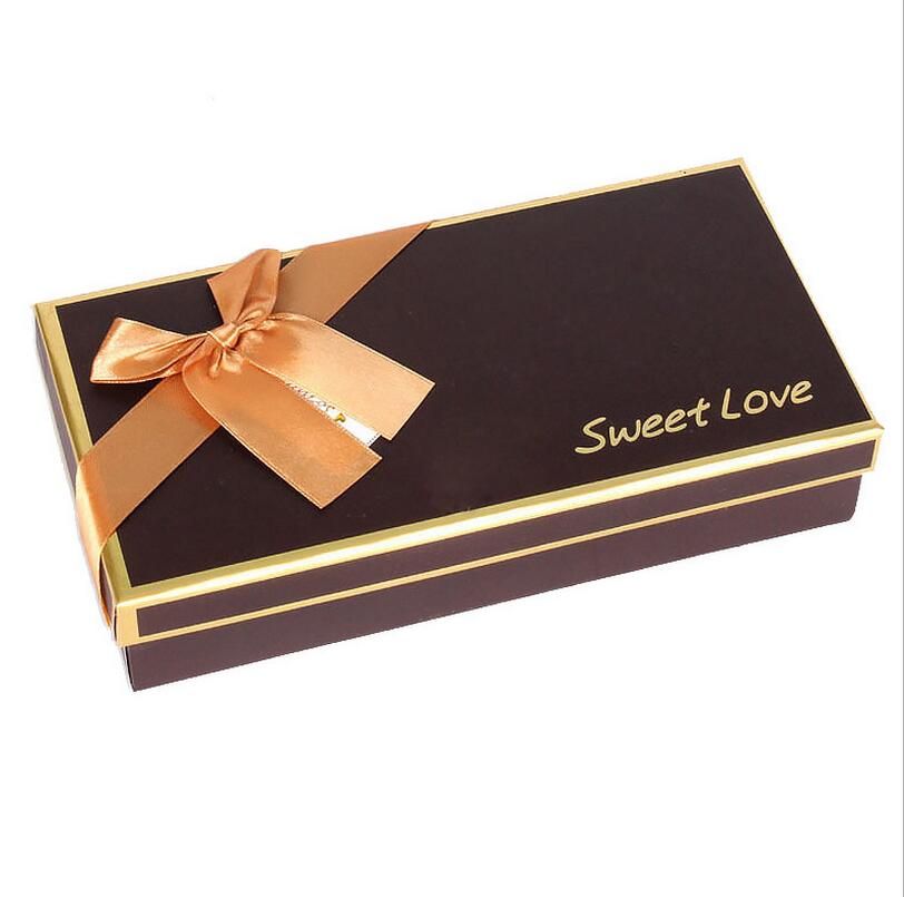 Download Rectangle 9 InchChocolate Boxes 18 Holders Inside Brown ...