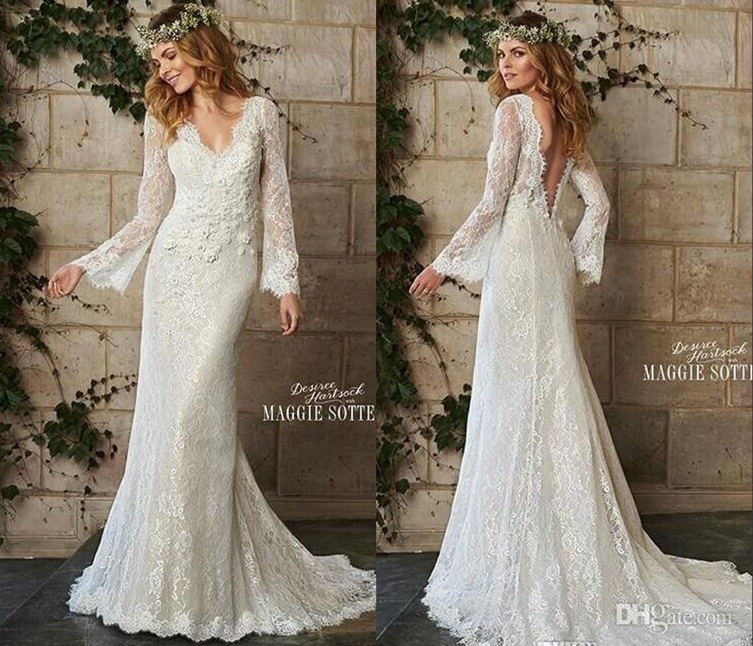 hippie inspired wedding dresses