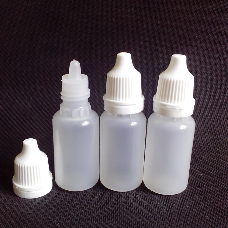 10ml Empty Dropper Bottle With Tamper Evident Caps 5ml HDPE Plastic Eye