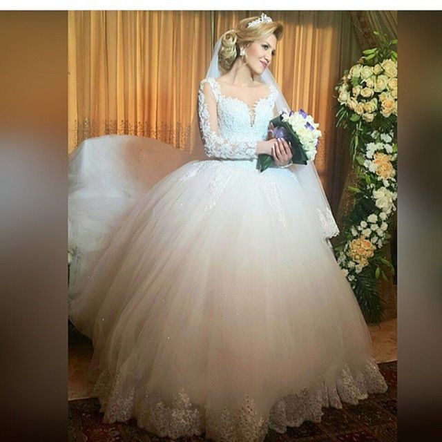 Exquisite Lace Plus Size Wedding Dresses Ball Gown Vestidos De Novia